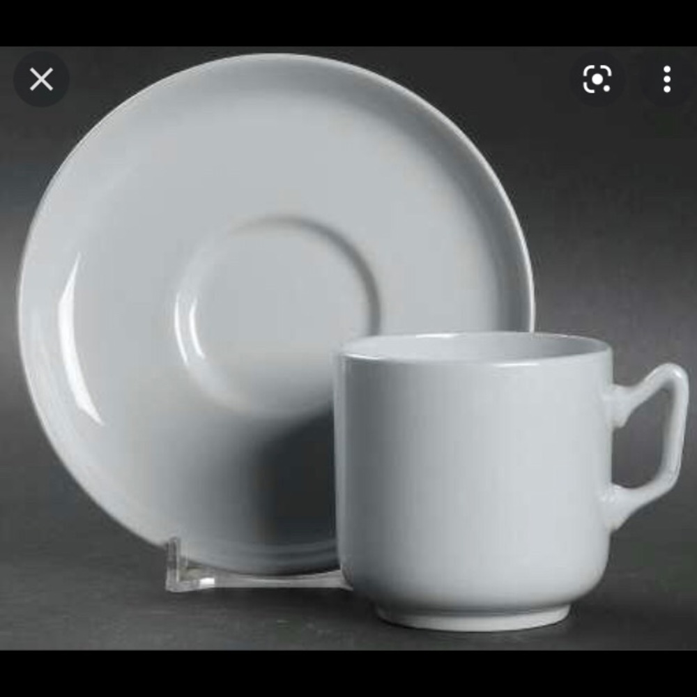 Footed Demitasse Cup & Saucer Set Graystone (New Stone) by SPODE